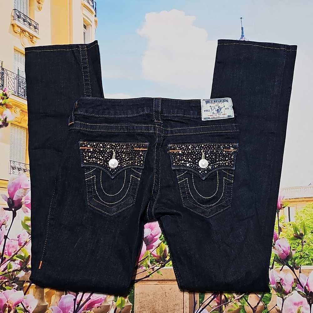 True Religion Embezzeled Straight Jeans Size 26 - Picture 8 of 9